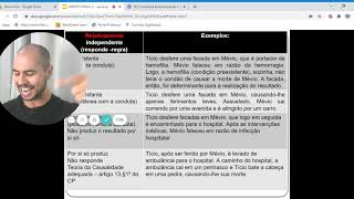 Concausa relativamente independente  Teoria da Causalidade Adequada  Direito Penal [upl. by Lucita]