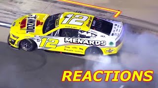 2022 Bristol Cup Playoff Race Reactions [upl. by Auhsoj616]