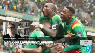 CAN2022  Le Cameroun de TokoEkambi trop fort pour la Gambie 20 • FRANCE 24 [upl. by Warfold]