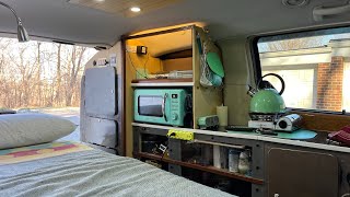 Minivan camper advanced conversion tinycamper campervanconversion minivancamper vanlife [upl. by Llehcor398]