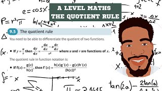 A Level Maths  Differentiation  The Quotient Rule  Edexcel IAL  C34  MathsWithDan [upl. by Lohse558]