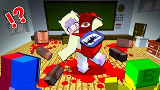 超怖い『人食いランドセル』を持って生活するマインクラフト😱【マイクラ Minecraft】ぽっぴんず [upl. by Rickey]