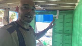 Garden Room How To Vapour Barrier Install [upl. by Nathanil983]