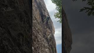 SPECTACULAR CLIMB 6b Guendalina climb shorts [upl. by Illib911]