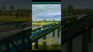 WDP4 vs WAP7 Indian railway Trainz Simulator shortvideo gaming shorts viralvideo [upl. by Aroon]