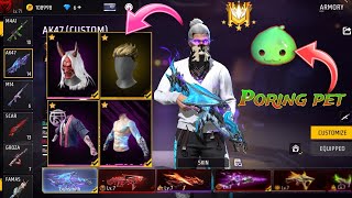 Sakura bundle and poring pet Video Collection Avilable Free fire Returns [upl. by Moon]