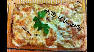 PASTEL DE CALABACÍN  Con Jamón York Y Queso [upl. by Viguerie]