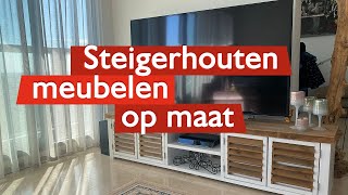 Steigerhouten meubelen op maat [upl. by Temple]