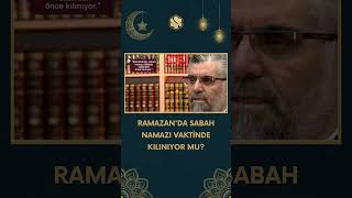 Ramazanda Sabah Namazı Vaktinde Kılınıyor mu  Prof Dr Abdulaziz Bayındır [upl. by Hamimej]