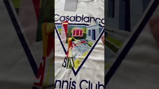 Casablanca tennis club Tshirt casablanca casablancatshirt casablancatennisclub [upl. by Marlette]