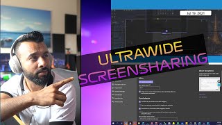 Screen sharing using Teams on Ultrawide Monitors  Part 1 [upl. by Yeleek]