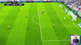 Barcelona vs Shakhtar Donetsk eFootball Pro Evolution Soccer 2021 [upl. by Kravits]