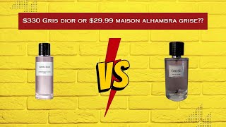 Maison Alhambra Grise vs Gris Dior Comparison [upl. by Uriel]