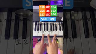 EASIEST Still DRE Piano Tutorial EVER‼️🤯🤯🤯 [upl. by Leanora]