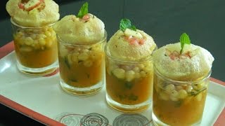 Pani Puri Fruity Pani Puri  Puchka Gol Gappe Puffed Crispy Puri Water Balls By Food Connection [upl. by Legim]