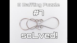 EASY METAL WIRE PUZZLE 7 SOLVED [upl. by Enahsal]