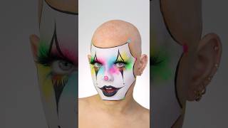 CRAZY NEON CLOWN MAKEUP REVEAL [upl. by Nylecaj]