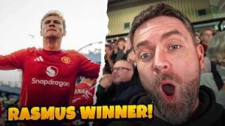 MAN UNITED Fan View of CRAZY COMEBACK Win vs BRENTFORD [upl. by Bertasi]