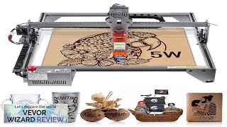 VEVOR Laser Engraver 5W Output Laser Engraving Machine 161quot x 157quot Large Review [upl. by Sesom]