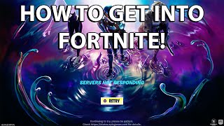 How To Fix Fortnite Servers Not Responding amp Login Failed Get Into Fortnite Season 4 [upl. by Stiles]