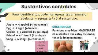 Sustantivos contables e incontables [upl. by Ike278]