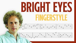 Bright Eyes  Art Garfunkel  TAB Fingerstyle for Guitar [upl. by Llimaj175]