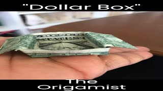 Dollar Origami Box Tutorial [upl. by Jovitta]