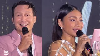 NADINE Lustre amp BARON Geisler ACCEPTANCE Speech At The 39th STAR AWARDS FOR MOVIES [upl. by Anirtap]