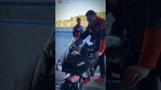 KTM Rc16 2025 engine on Jerez test ktmrc16 jereztest engineon [upl. by Jarret250]