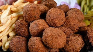 وصفة فلافل سهلة ناجحة ومقرمشة في كل مرة Easy Falafel Recipe amp Tips to make them perfect [upl. by Marras]