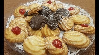 PASTICCINI DI FROLLA MONTATA⭐RITA CHEF  Deliziosi [upl. by Werdnaed]