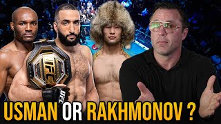 Should Belal Muhammad Fight Usman or Rakhmonov [upl. by Alehs463]