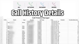 Incoming calls details kaise nikale  outgoing calls  missed calls [upl. by Henning]