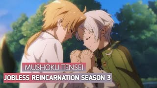 MUSHOKU TENSEI JOBLESS REINCARNATION Season 3 Release Date anime2024 [upl. by Garvey]