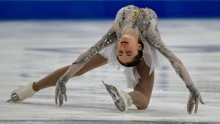 14yearold Isabeau Levito slays audience places 4th in short program at US Championships [upl. by Darom]