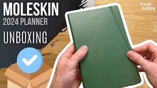 MOLESKIN 2024 Weekly Planner Unboxing  Review [upl. by Adnilem]