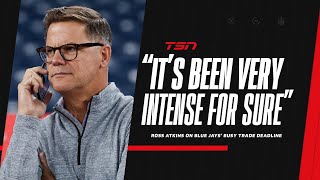 Ross Atkins on an incredibly busy trade deadline for the Toronto Blue Jays [upl. by Adnofal]