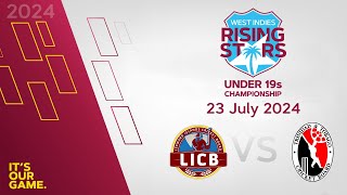 🔴 LIVE Leewards Islands v Trinidad amp Tobago  CWI Men’s Under 19  50 Over Championships 2024 [upl. by Greeson]