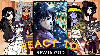 Record of ragnarok Gods react to giyuu tomioka  Gacha life  Demon Slayer  muichiro tokito [upl. by Nyrak91]