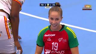 Womens EHF EURO 2022 Qualifiers Phase 2  Portugal vs Spain [upl. by Eissel]