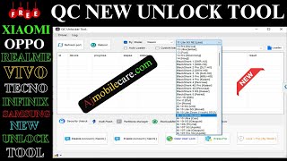 QC UNLOCKER TOOL 2024VIVO LATEST SECURITY UNLOCK TOOLSAMSUNG FRP TOOLXIAOMI FRP MI ACCOUNT UNLOCK [upl. by Llahsram]