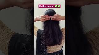 Try this instead ✅👍viralvideo hairstyle trendingvideo [upl. by Owena]