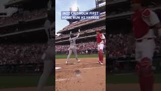 Jazz Chisholm First HR as a Yankee [upl. by Panchito983]