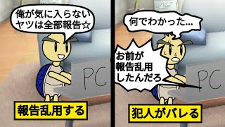 【意味不アニメ】報告乱用をした人の末路 [upl. by Onifur]