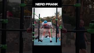 NERD PRANK  shock girl dancing pole dance with calisthenics prank anatoly nerd [upl. by Kerek]