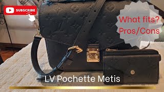 LV Pochette Metis Empreinte Monogram Review and WIMB [upl. by Lonnie958]