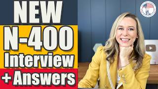 NEW N400 Interview  N400 Naturalization Interview  US Citizenship Interview with Answers [upl. by Nosnej]