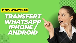 Comment transférer WhatsApp dAndroid vers iPhone  2024 [upl. by Latterll7]