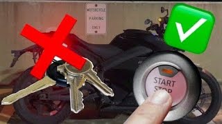 motorcycle keyless ignition [upl. by Akena]