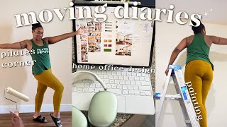 📦 New Home Prep Painting My Office and Designing with Milanote  Mindful Life Diaries [upl. by Kieryt]